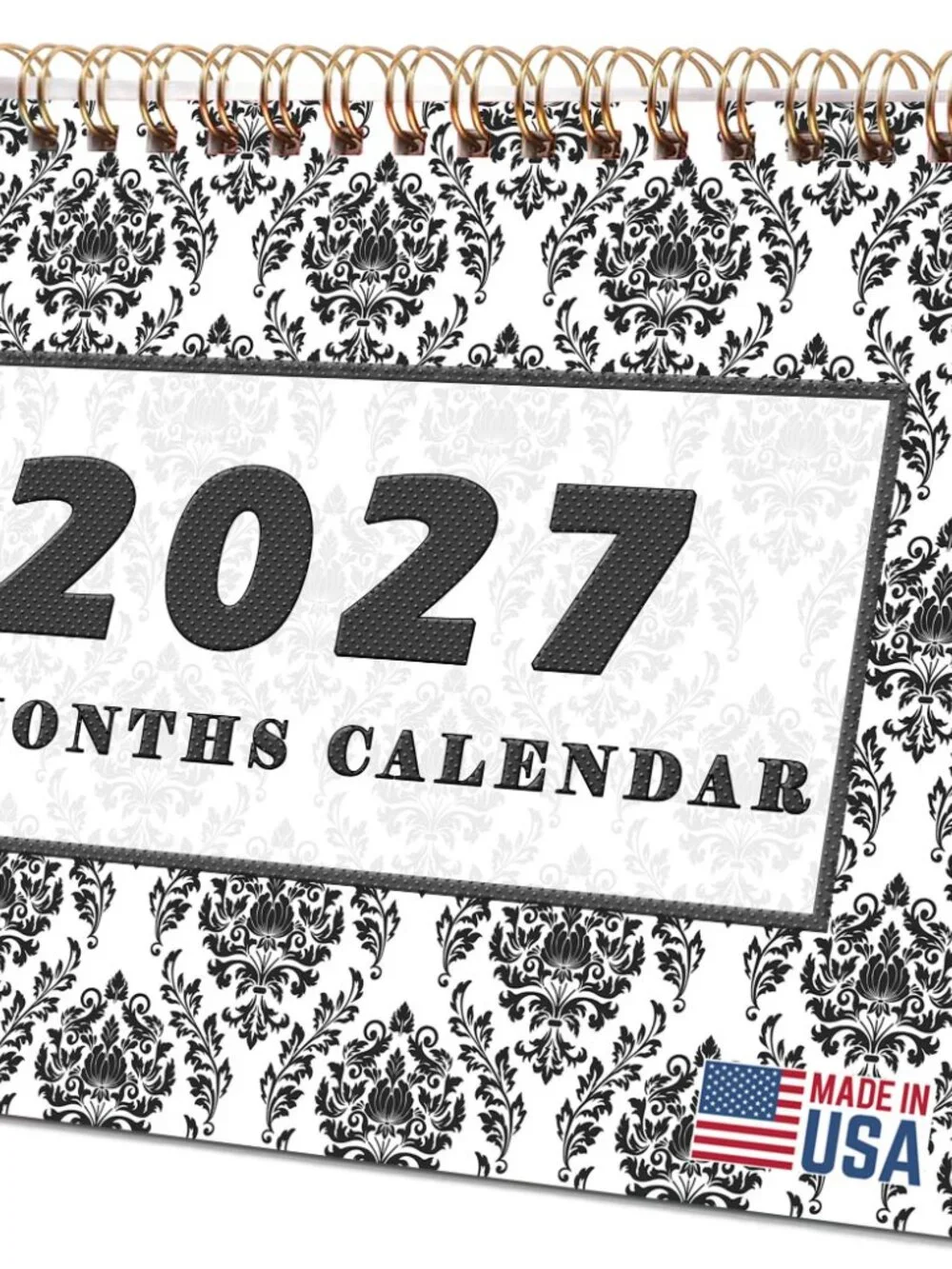 2026-2027 18 Months Standing Flip Desk Calendar Desktop Planner 019